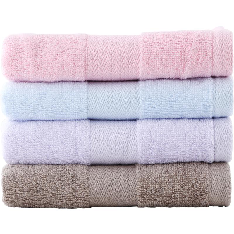 ABS 100% Cotton Đồng Bằng Đồ Gia Dụng Khăn Mặt ABS