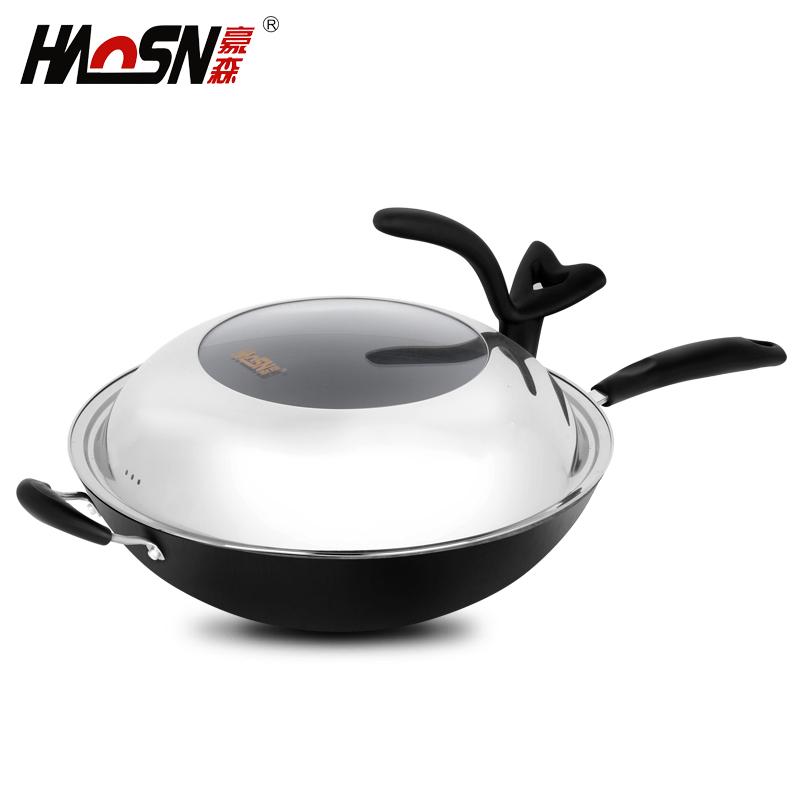 Haosn 36 Cm Bếp Từ Chảo Gang Chảo