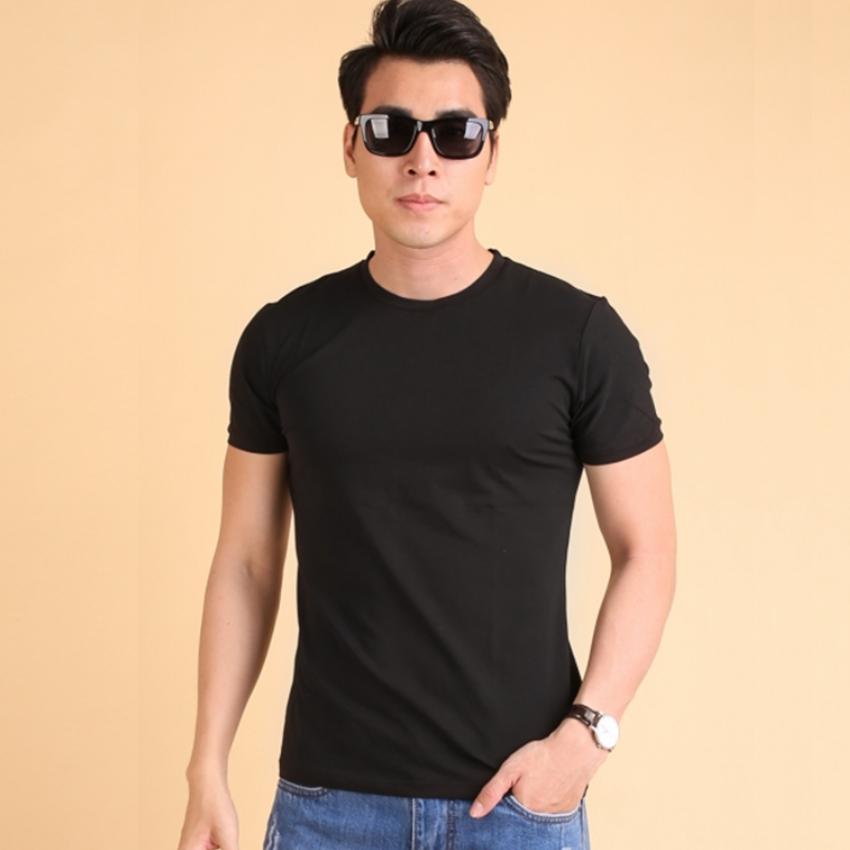 Bộ 3 áo thun nam body cổ tròn ( Đen, trắng, xám )