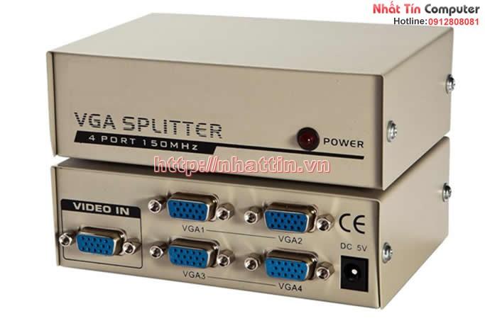 Bộ chia vga 1 ra 4 màn hình mt-1504 viki