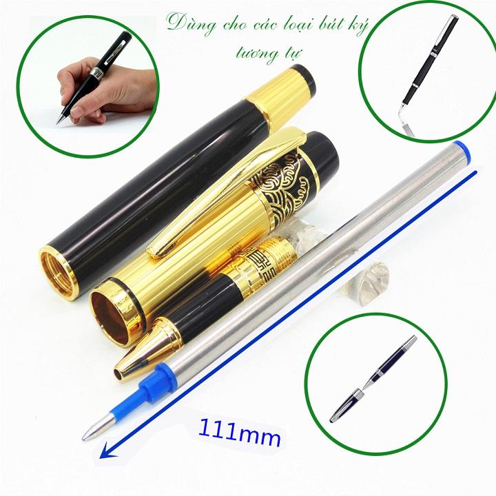 Combo 5 - 10 Ruột bút ký Bi 0.7 mm dòng parker (Xanh)