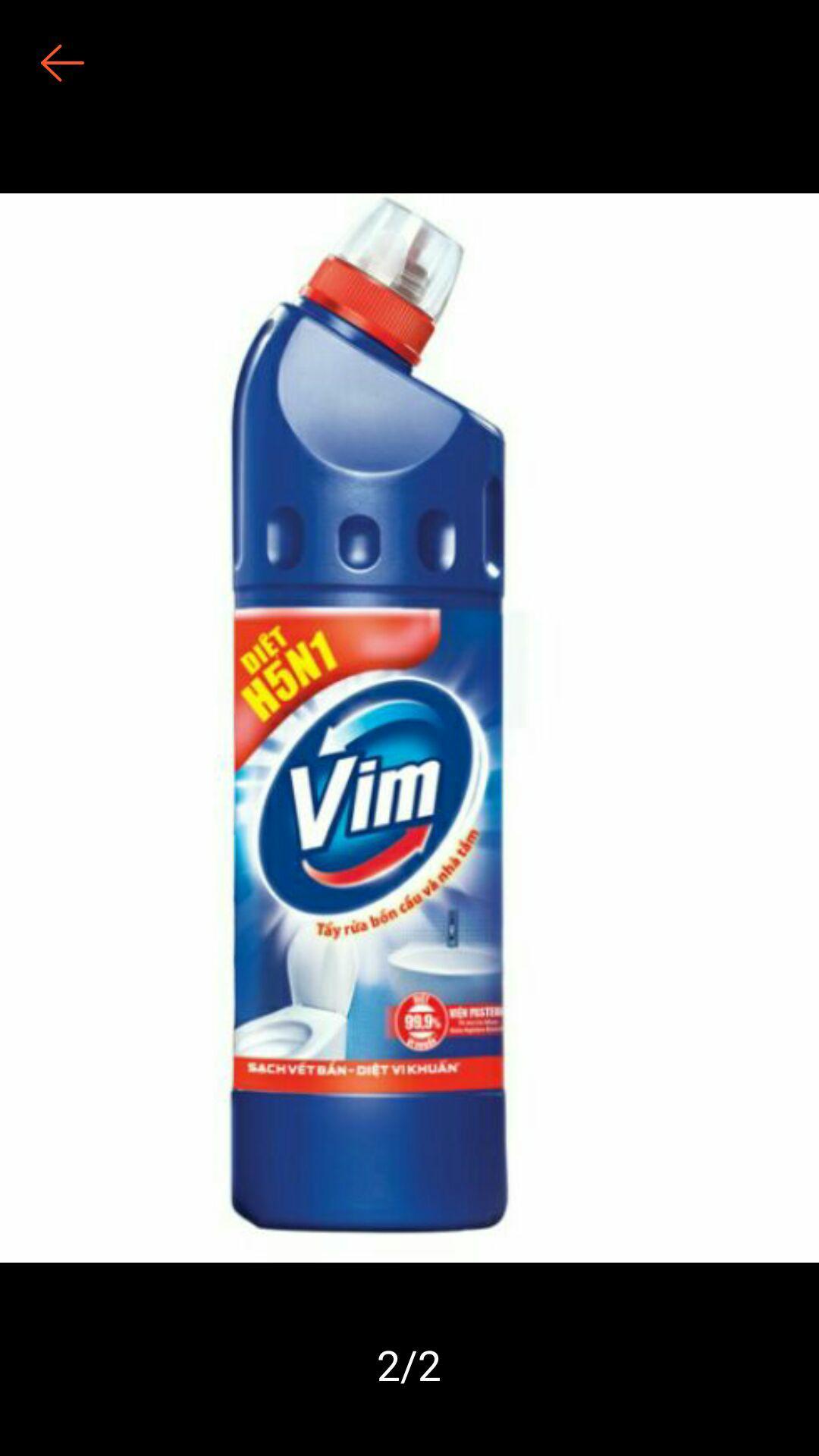 Tẩy bồn cầu nhà tắm Vim 900ml