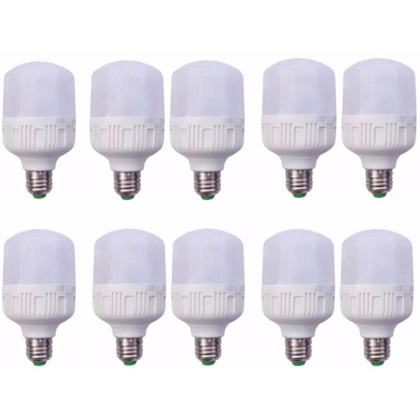 Bộ 10 bóng đèn LED Trụ 40W kín nước (Trắng)