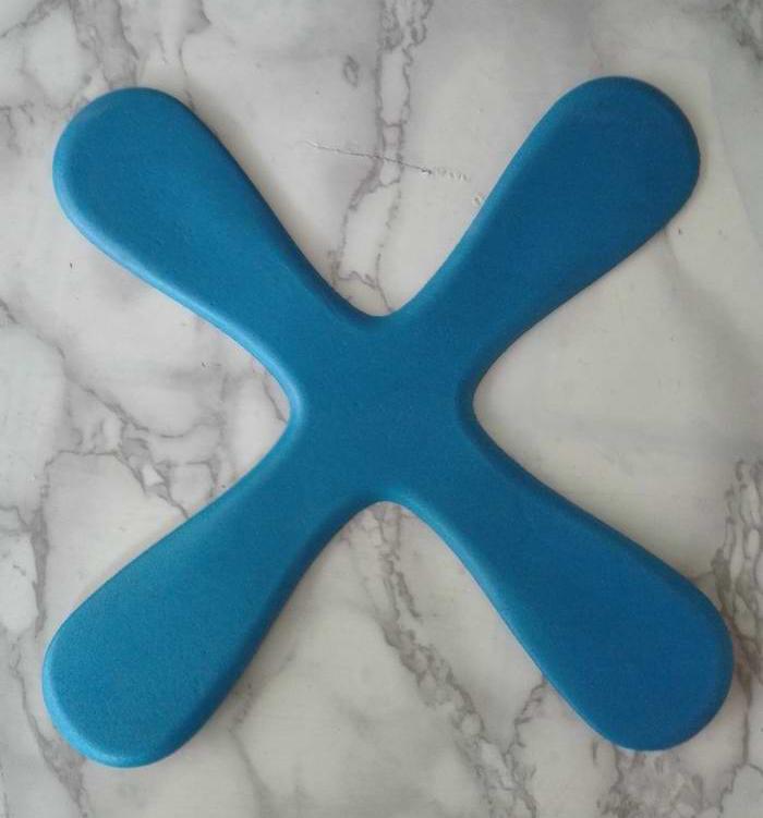 Boomerang 4 cánh (màu xanh dương)