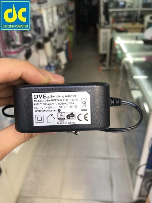 Nguồn DVE 12V 1.5A zin Dùng cho Camera