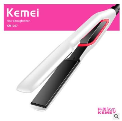 Máy Duỗi Tóc Kemei 957 Điều Chỉnh Nhiệt màn hình leb cao cấp