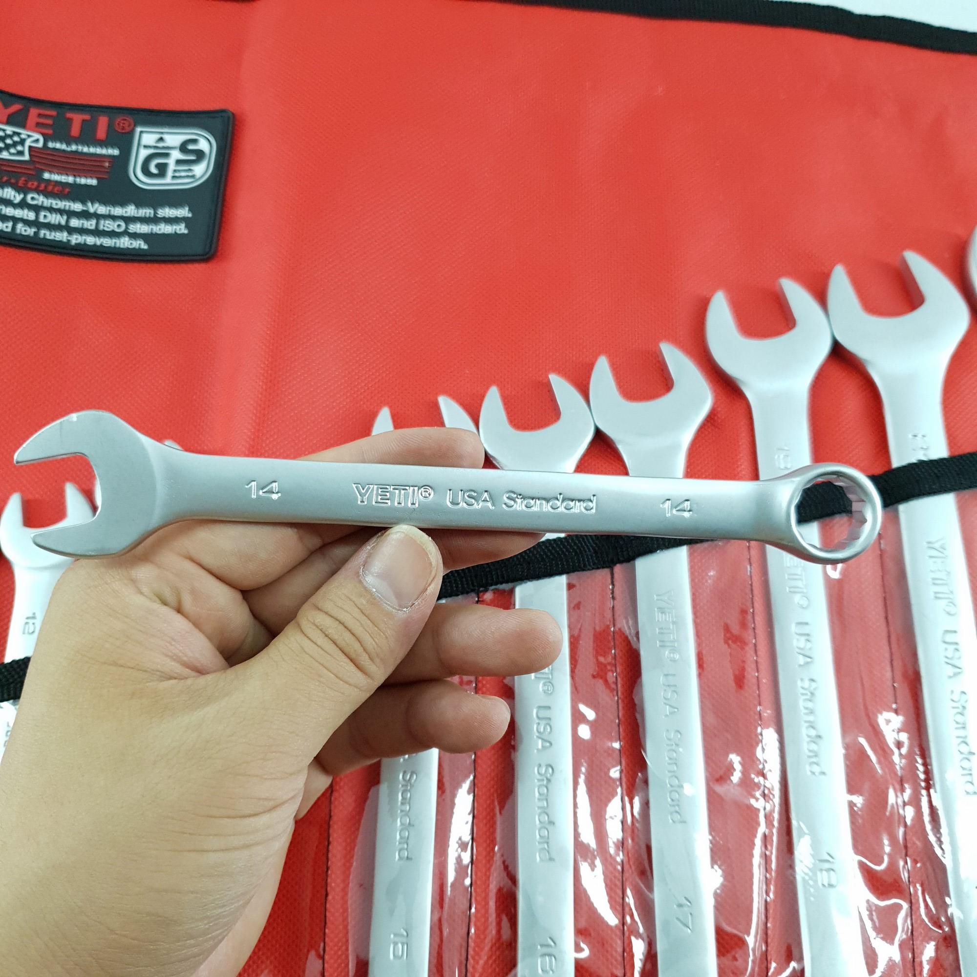 Bộ cờ lê 14 chi tiết Yeti 8-24mm (Bạc)