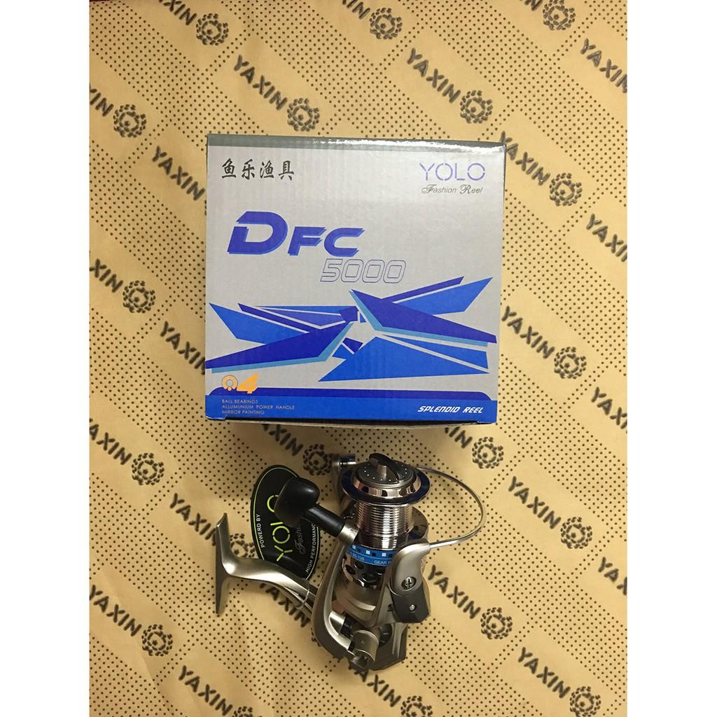 Máy câu cá Yolo DFC màu vàng ( đồ câu cá Giang Nam )