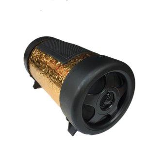 Loa di động Car-Subwoofer cỡ số 4 (Đen phối vàng)