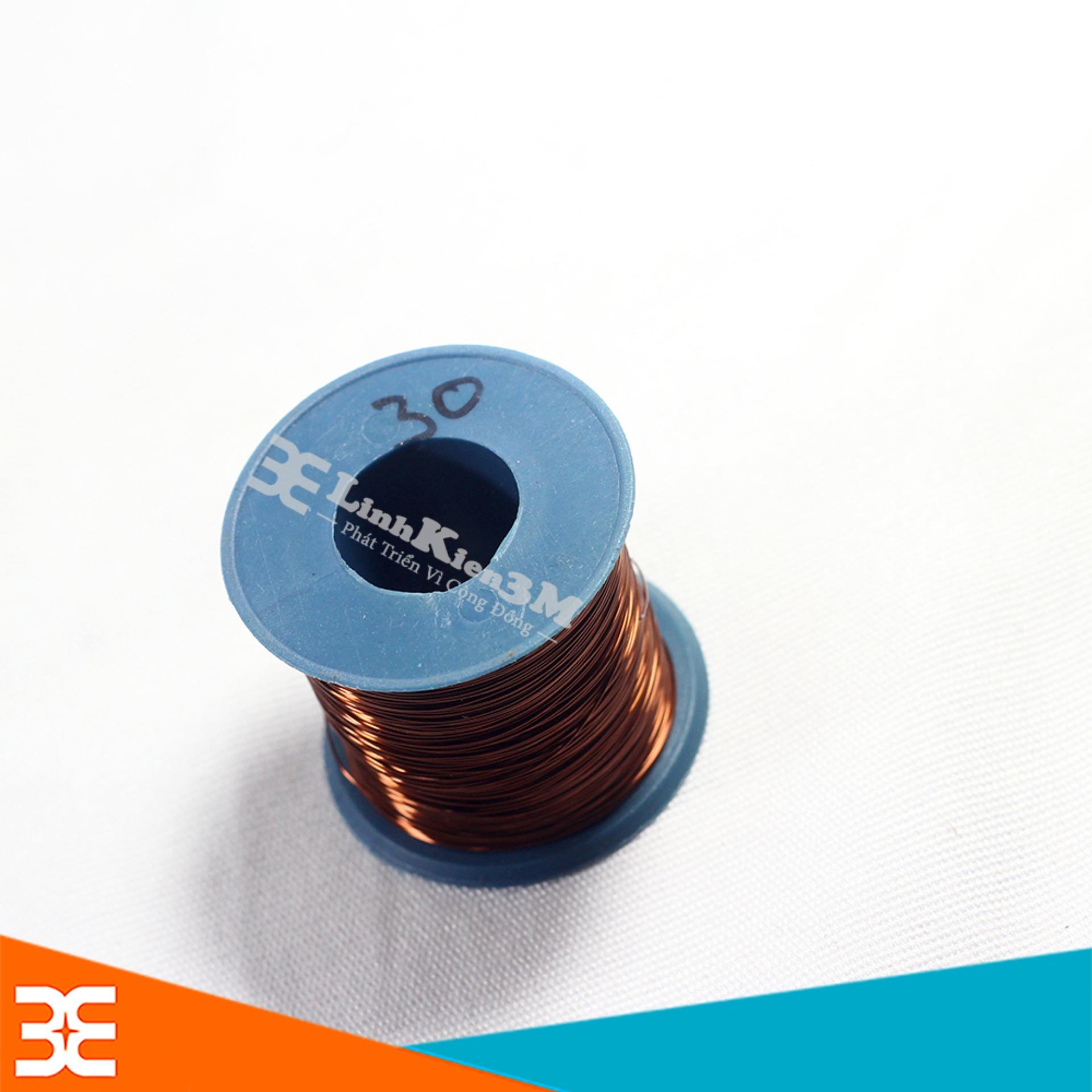 Dây Đồng Bọc Cách Điện 0.3mm - Cuộn 100g