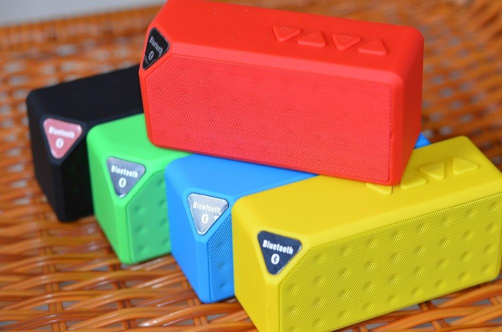 (Video mở hộp) Loa Bluetooth Wireless Speaker X3 (đỏ)- Hàng nhập khẩu