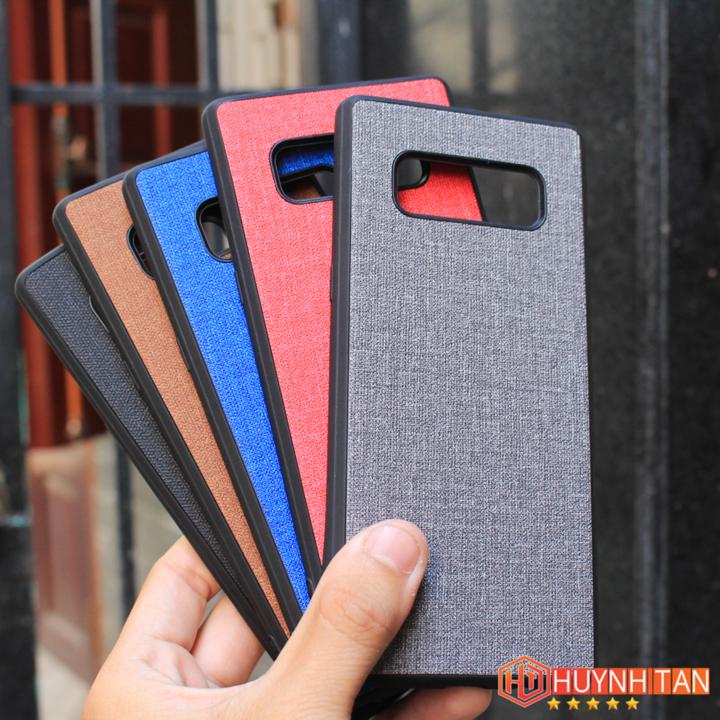 Ốp lưng Samsung Note 8 vải Jean (full màu)