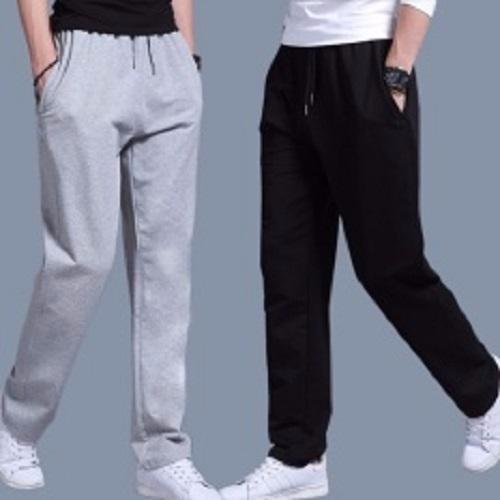COMBO 2 Quần Jogger da cá nam hàn quốc cao cấp ( den/xám )
