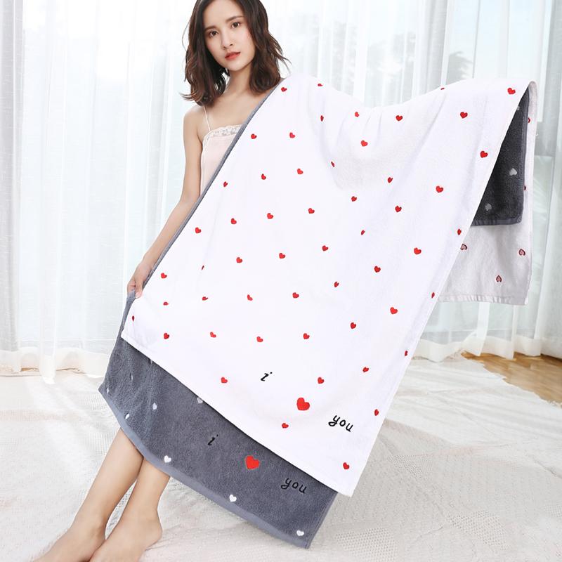 Cặp Đôi Cá Tính 100% Cotton Người Lớn Mềm Mại Khăn Tắm Cỡ Lớn Khăn Tắm