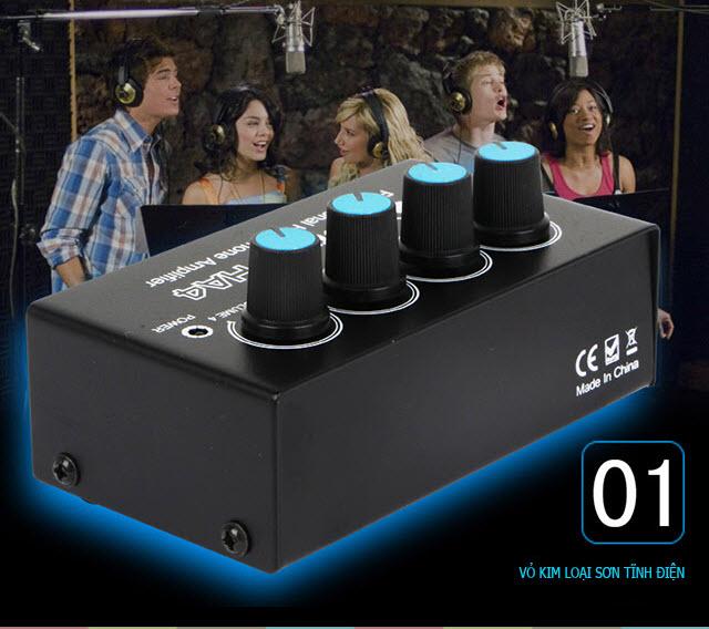 Alctron HA4 - Professional Headphone Amplifier