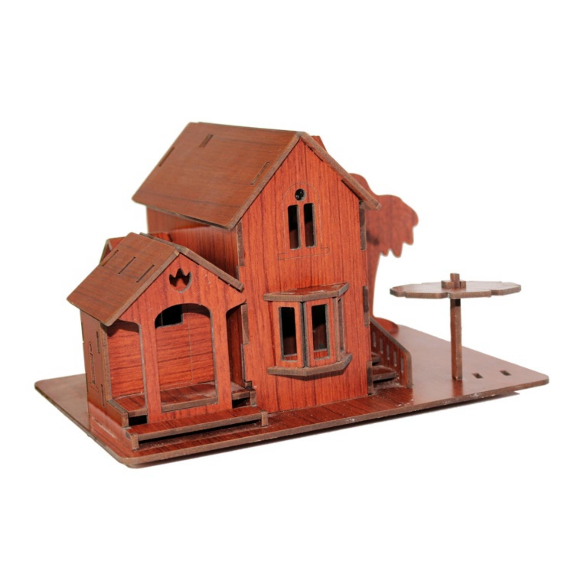 Đồ chơi lắp ráp gỗ 3D Mô hình Seaside Villa