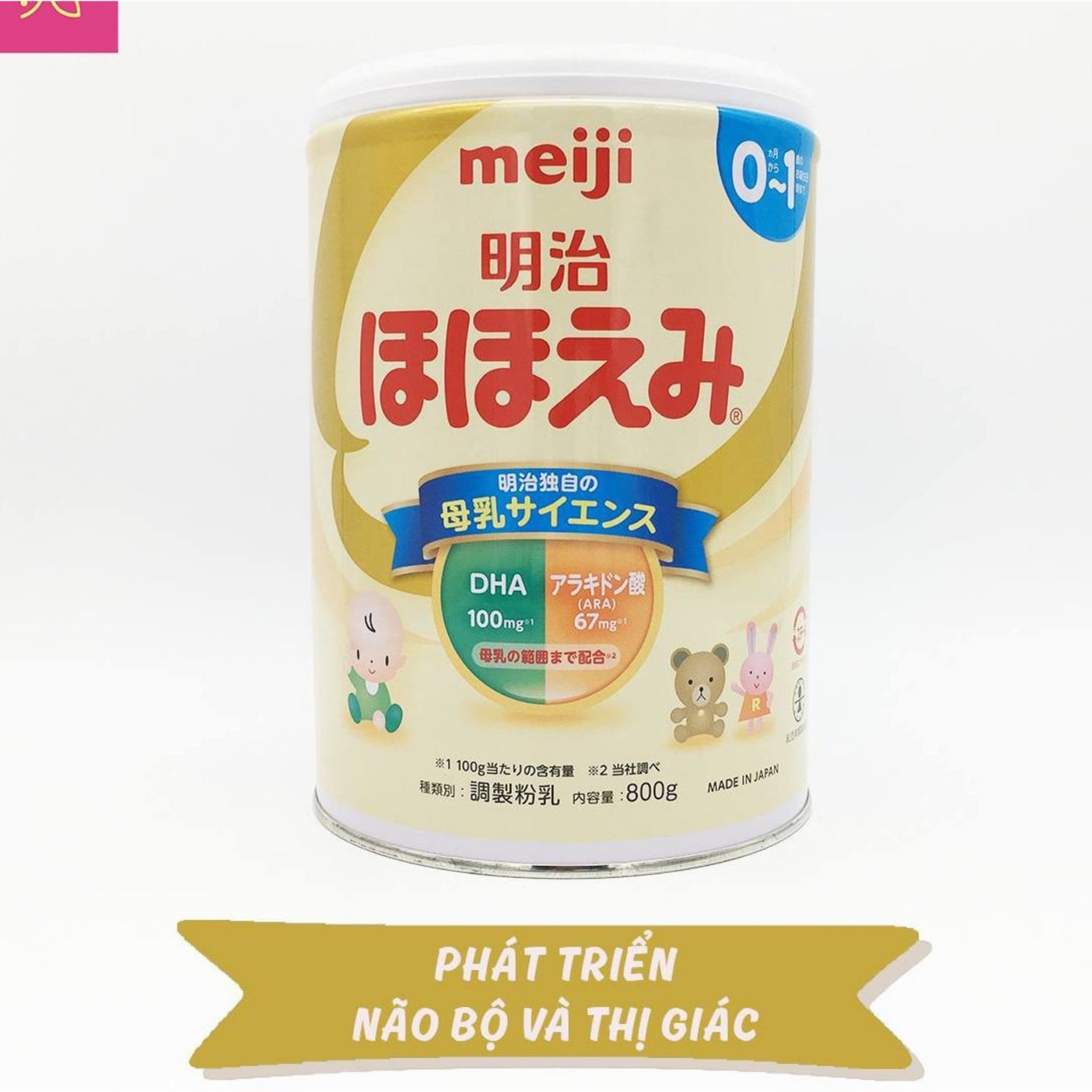 [Combo 2 Lon] Sữa Meiji số 0 Nội Địa Nhật Bản – (800gr)