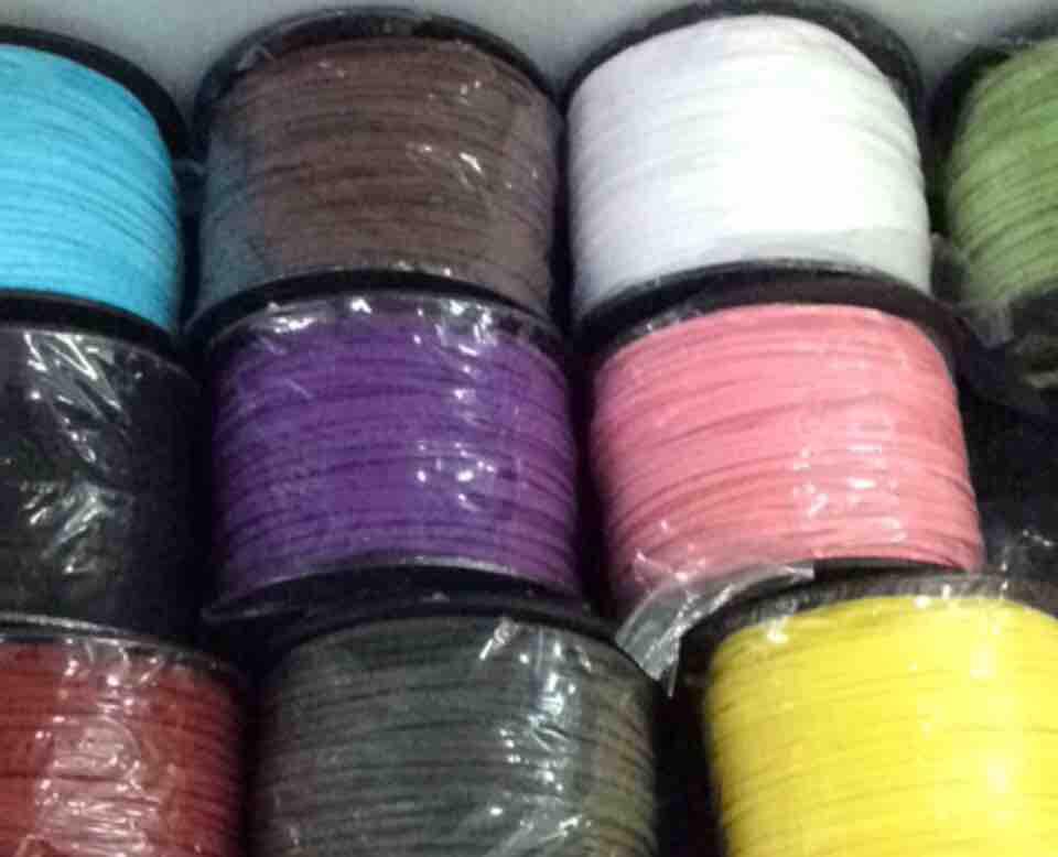 5 m dây da lộn làm vòng tay handmade