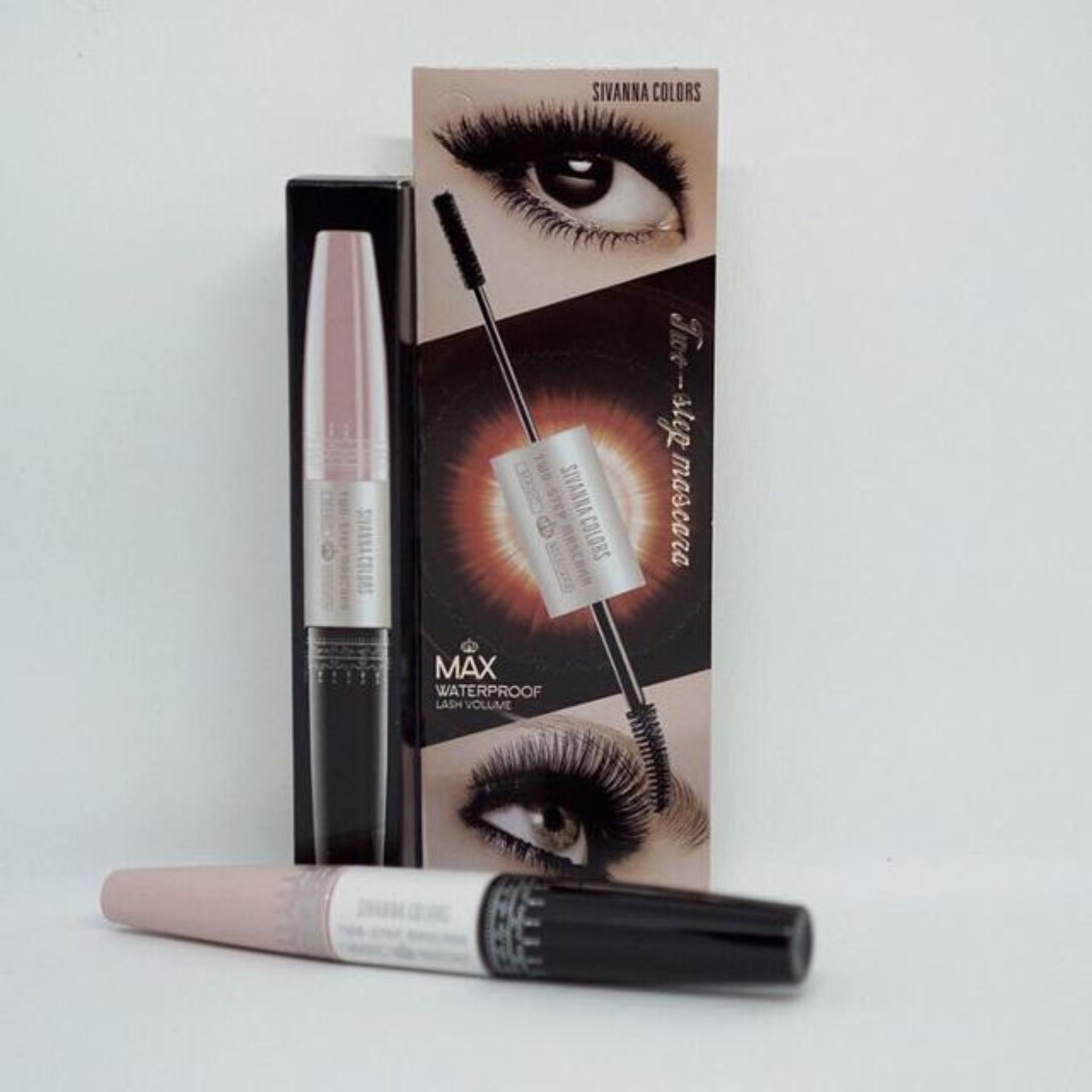 Mascara 2 đầu Chống Nước SIVANNA COLORS Two-Step