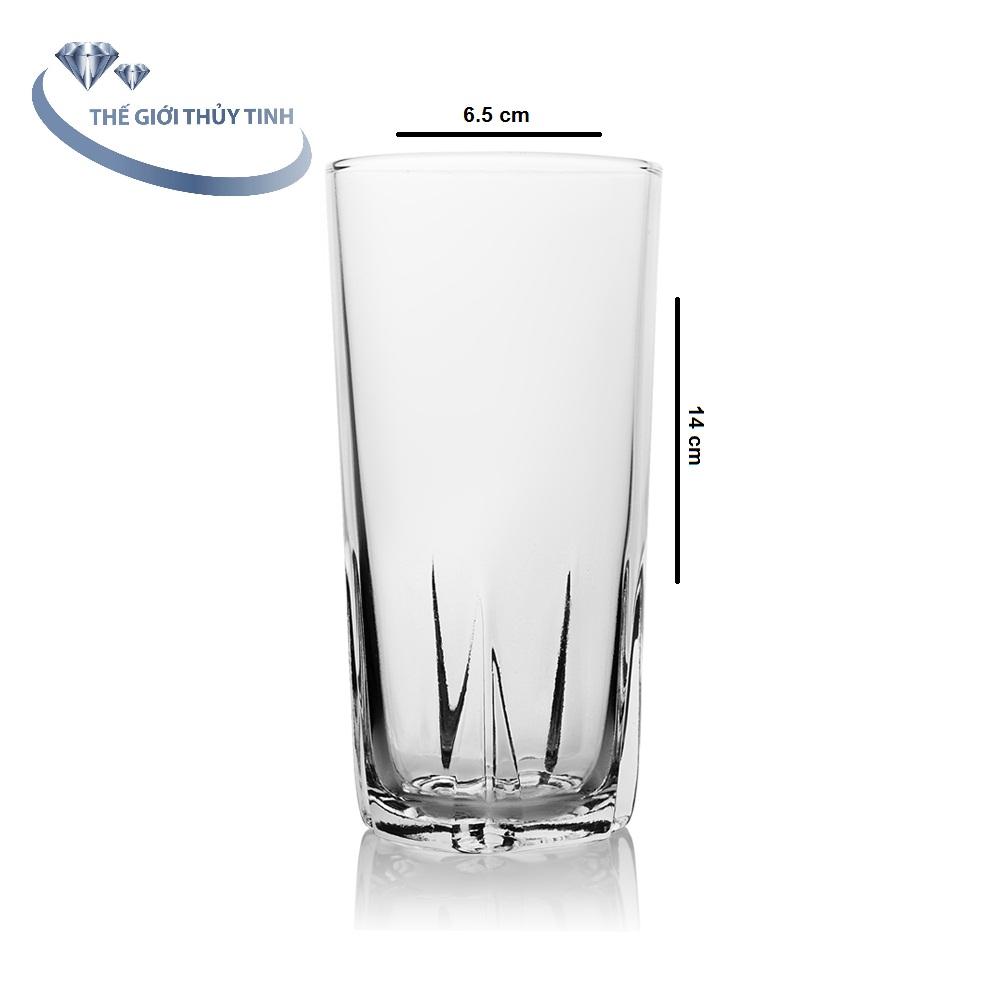 Bộ 12 Ly Cốc Thủy Tinh Uống Cà Phê 38K 295ML Cẩm Đạt