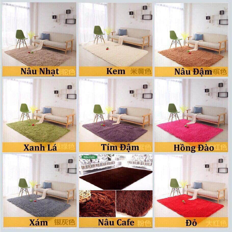 Thảm lông cao cấp trải sàn phòng khách, đủ kích thước (loại đẹp  )