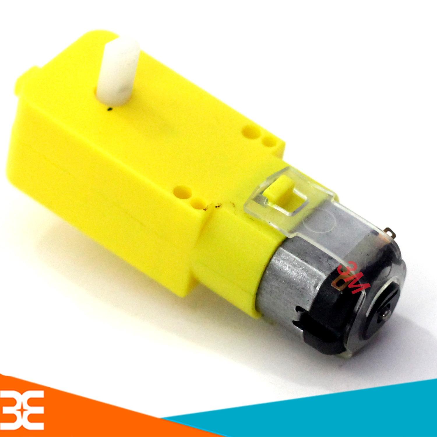 Động Cơ Giảm Tốc Mini 3V-6V-9V Chế Xe Mô Hình ( Vàng ) 1 trục và 2 trục