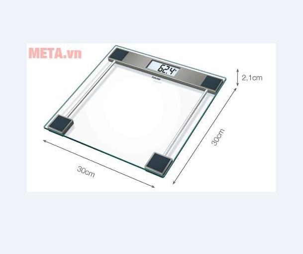 Cân sức khỏe mặt kính Beurer GS11 - Hàng nhập khẩu