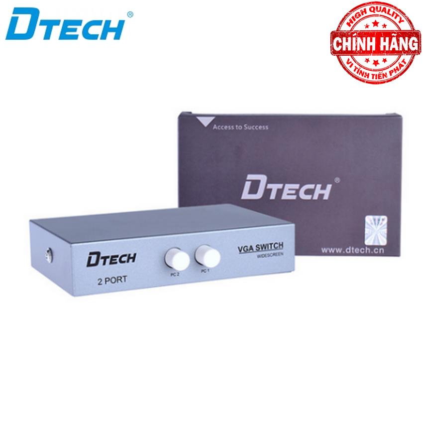 Switch bộ chia cổng VGA 2 ra 1 (2 máy tính ra 1 màn hình) Dtech DT-7032 .