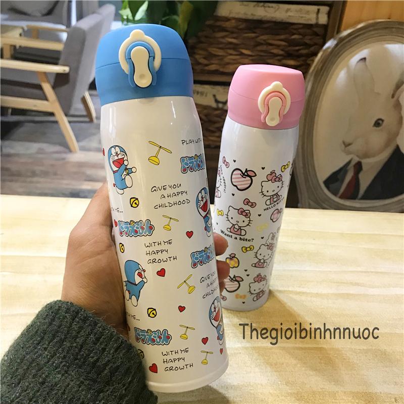 Bình Nước Giữ Nhiệt Đôremon Dễ Thương B102