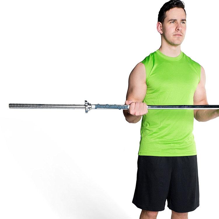 Đòn tạ dài 1m xi mạ inox