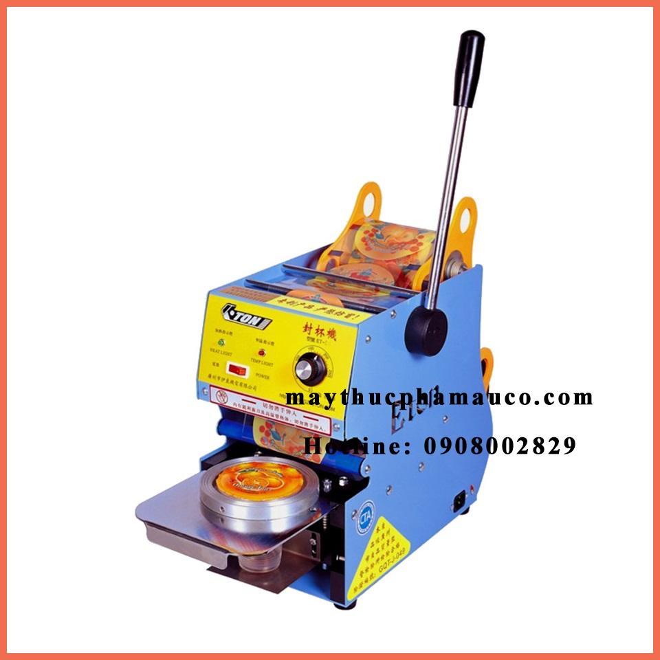MÁY ÉP LY, MÁY ÉP MIỆNG LY TRÀ SỮA ( ÉP ĐƯỢC LY 500ML, 700ML)