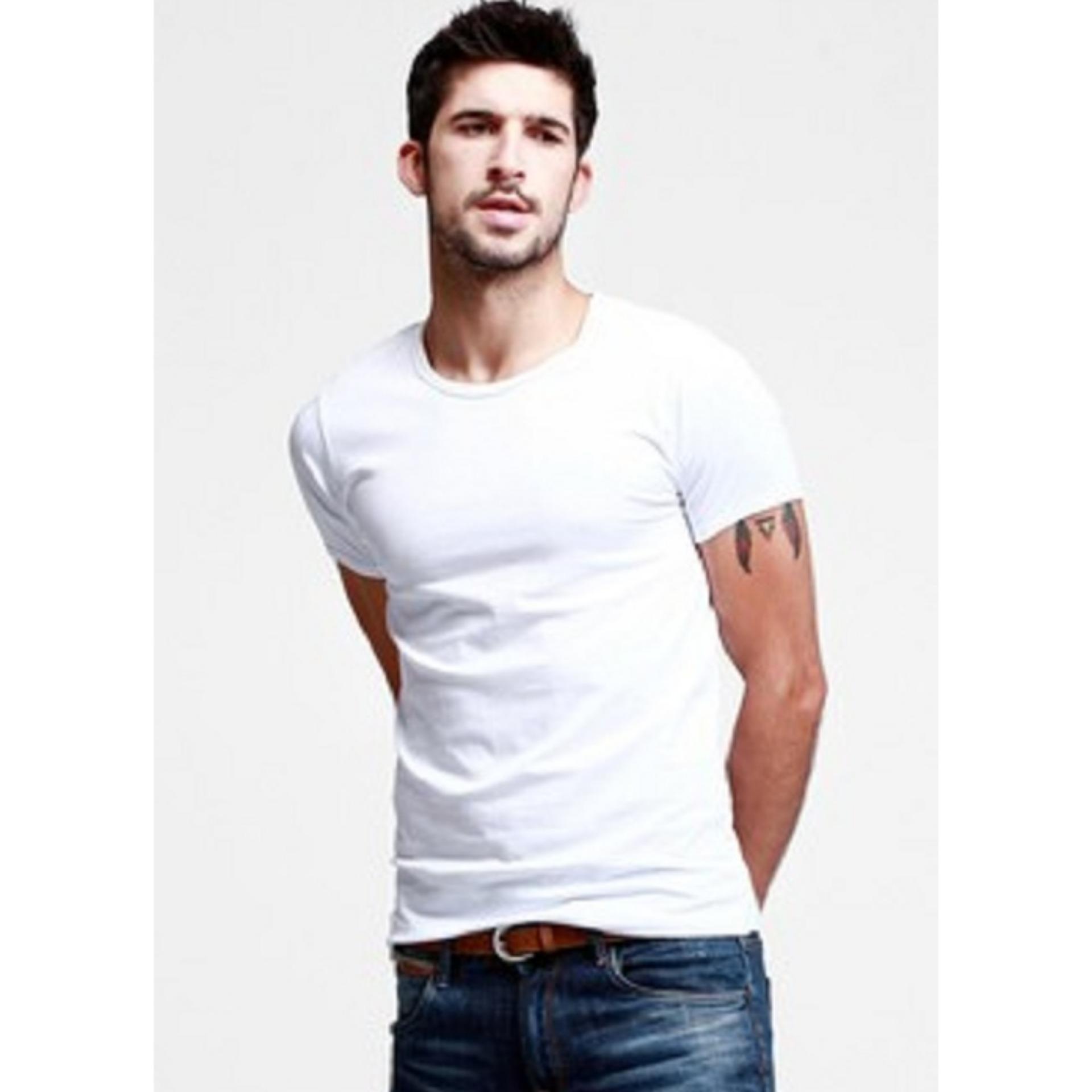 Bộ 3 áo thun nam cổ tròn body Hàn Quốc