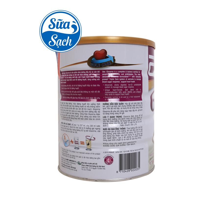 Sữa bột Glucerna Hương Vani 400gr