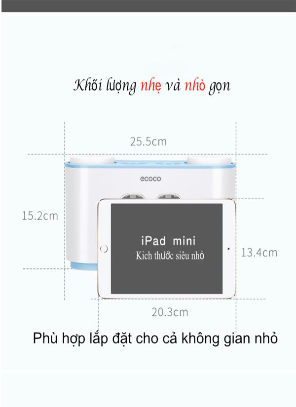 Bộ nhả kem đánh răng Ecoco cao cấp