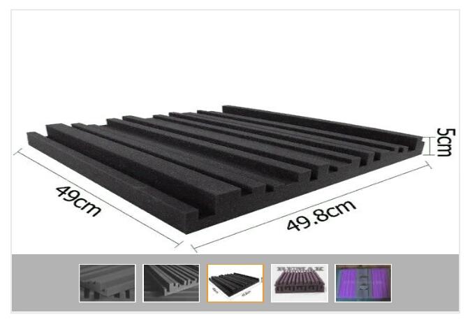 6 TẤM MÚT TÁN ÂM SỌC CAO THẤP STUDIOFOAM METRO - 2
