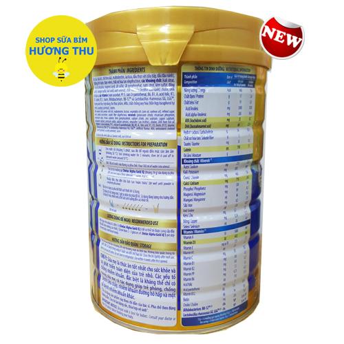 Sữa Bột Vinamilk Dielac Alpha Gold IQ Số 3 lon 900g (dành cho bé từ 1 - 2 tuổi)