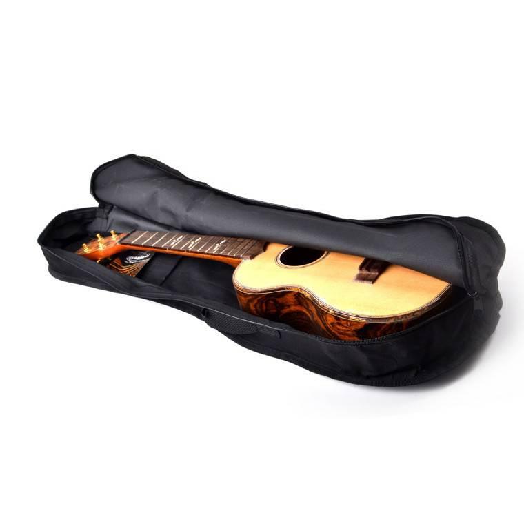 Bao đàn Ukulele 1 lớp màu đen (size Soprano/Concert).
