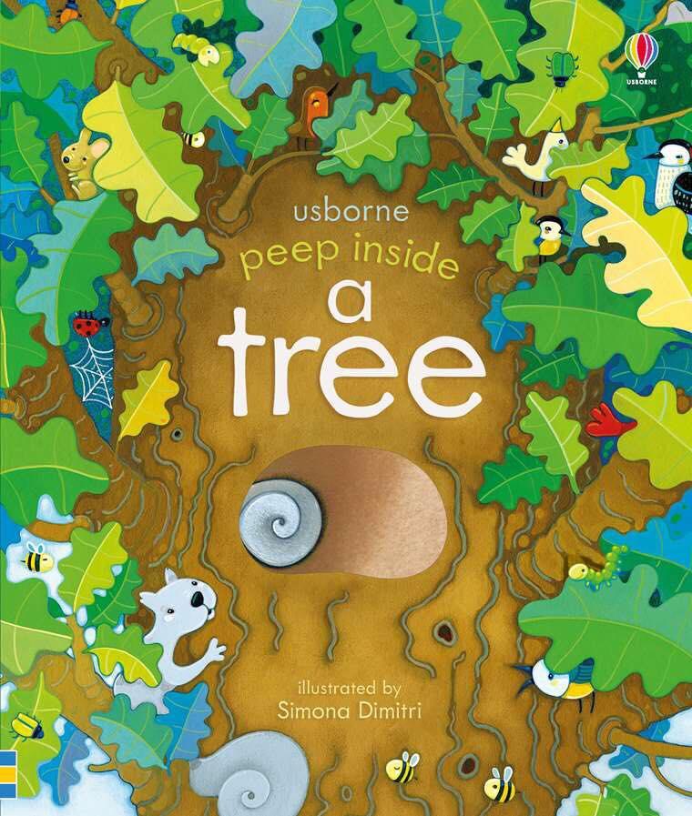 SÁCH LẬT GIỞ USBORNE PEEP INSIDE A TREE