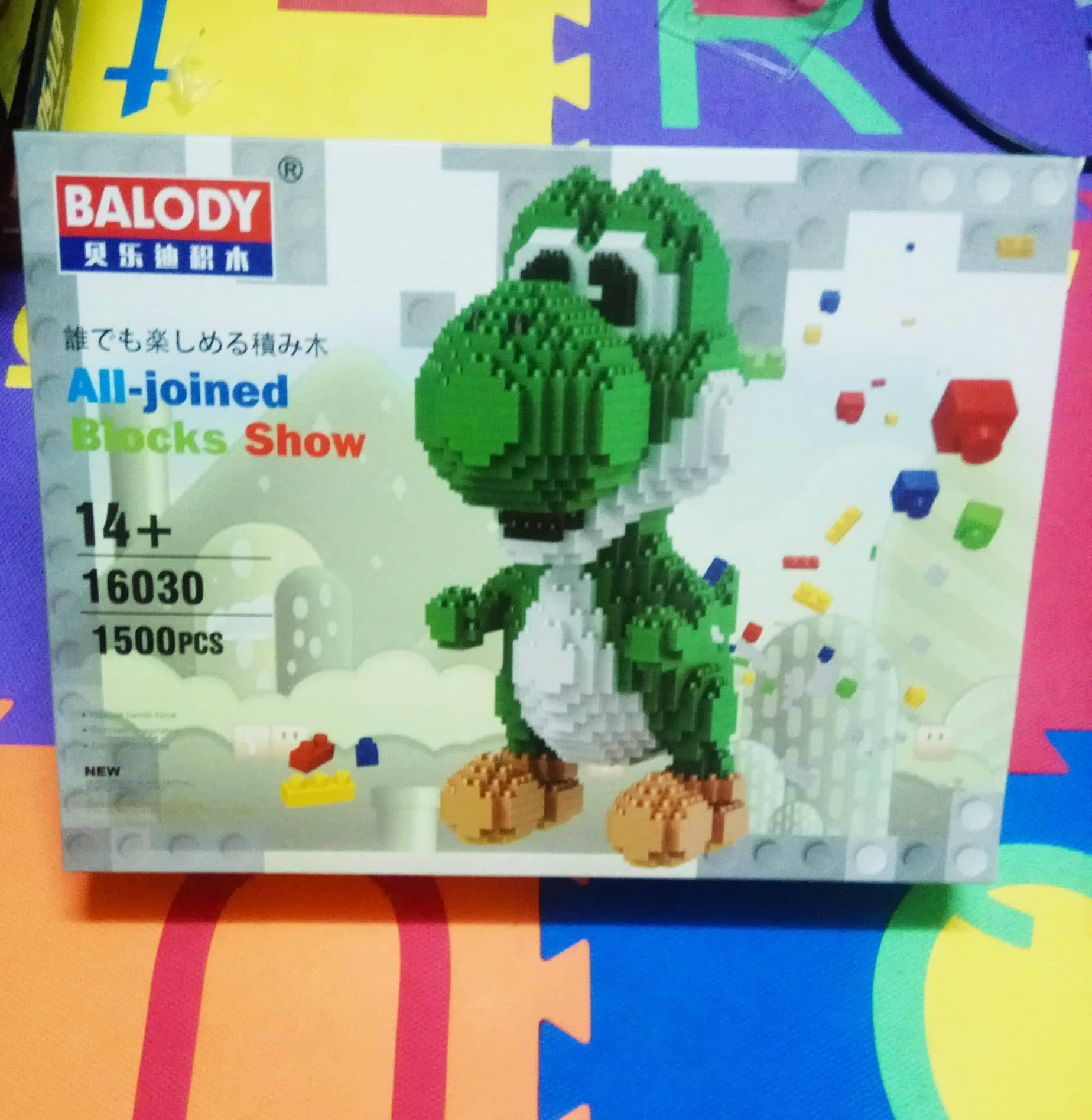 Đồ chơi lắp ráp mô hình khủng long Running yoshi Launcher Balody