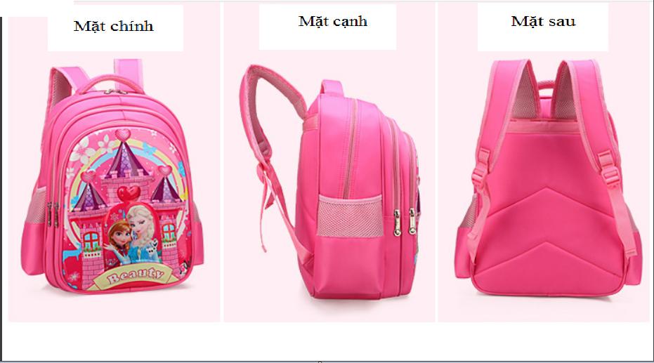 Balo chống gù elsa 3D cho bé cấp 1 (size nhỏ)