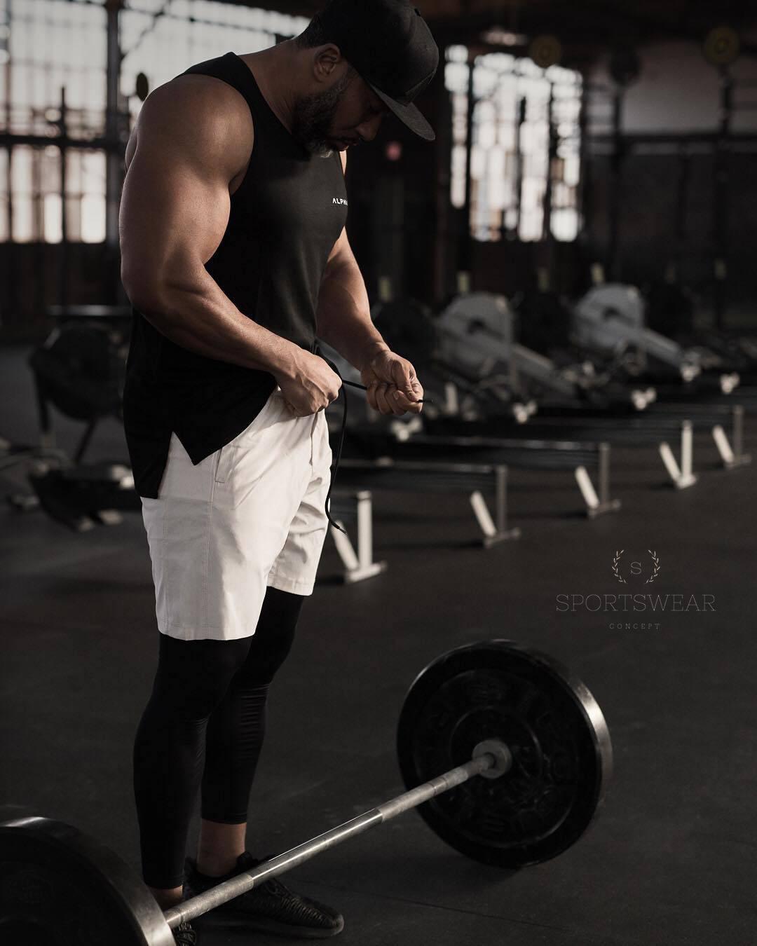 Áo ba lỗ tập gym nam alpha Ver2