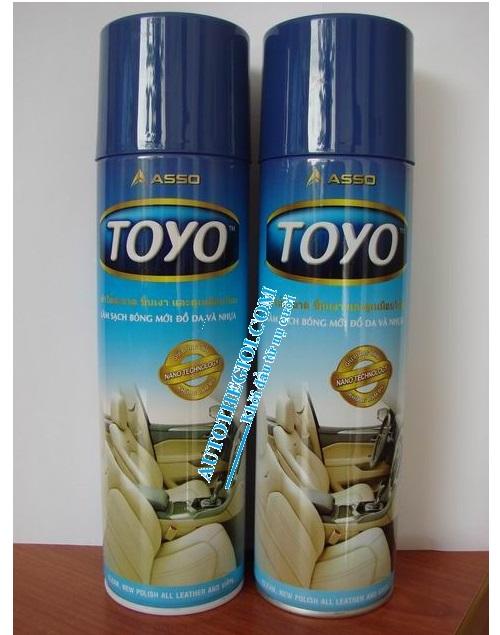 Bình Xịt Đánh Bóng Đồ Da, Gỗ, Nội Thất Ô Tô Toyo
