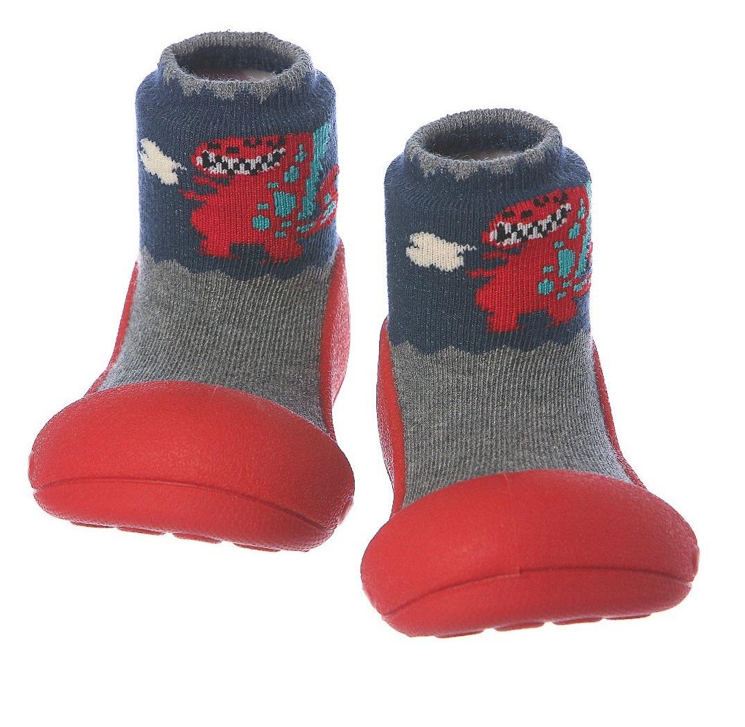 Giầy tập đi Attipas Dinosaur Red A18DR, Hàn Quốc