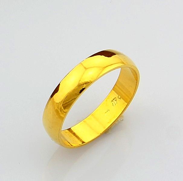 Nhẫn Chỉ Mạ Vàng 24k Cao Cấp trơn