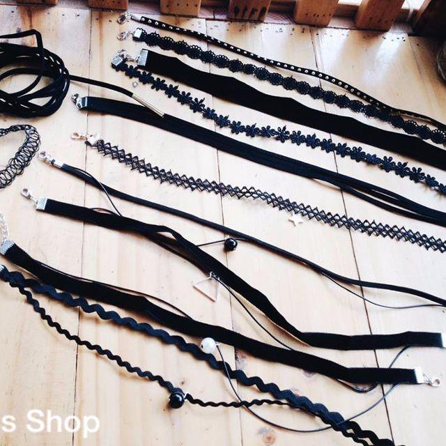 Bộ 12 vòng cổ choker thời trang -CK37-E6T3