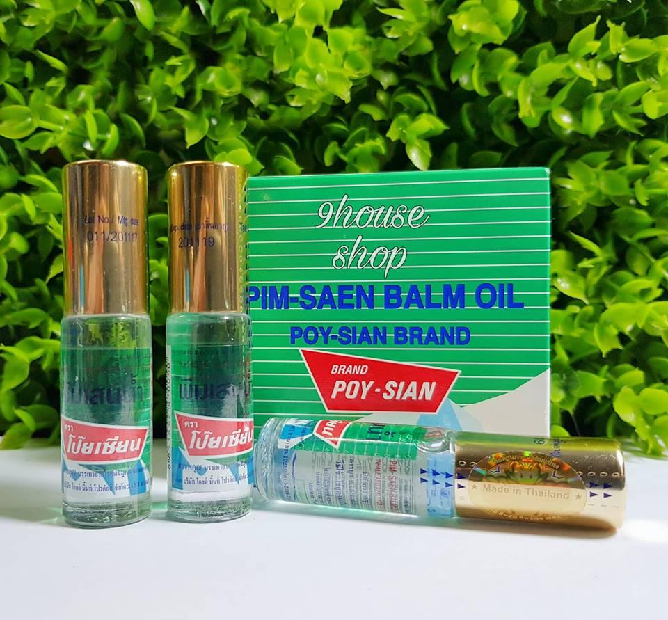 01 Dầu gió lăn núi POY SIAN Thái Lan 5cc (tem nội địa Thái)