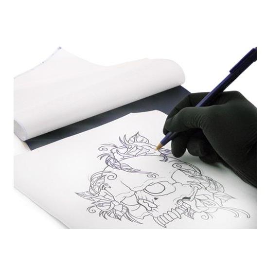 Giấy scan hình xăm ATSUI 3 tấm (100 bộ) (cho máy xăm, kim xăm, mực xăm)