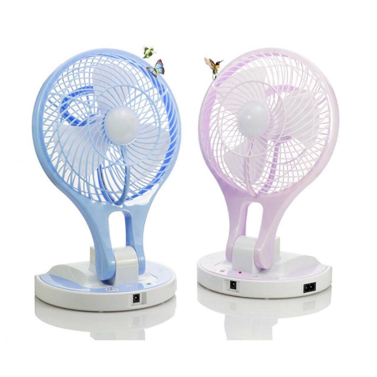 Quạt sạc 3 cánh có đèn led 2 cấp độ