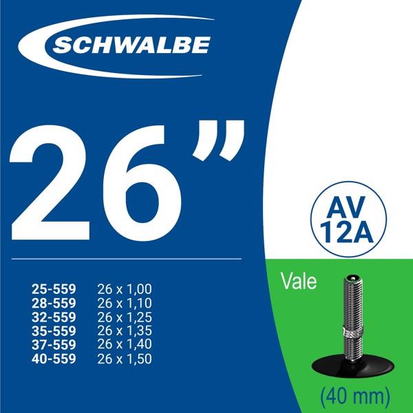 Ruột xe đạp schwalbe 26” av12a