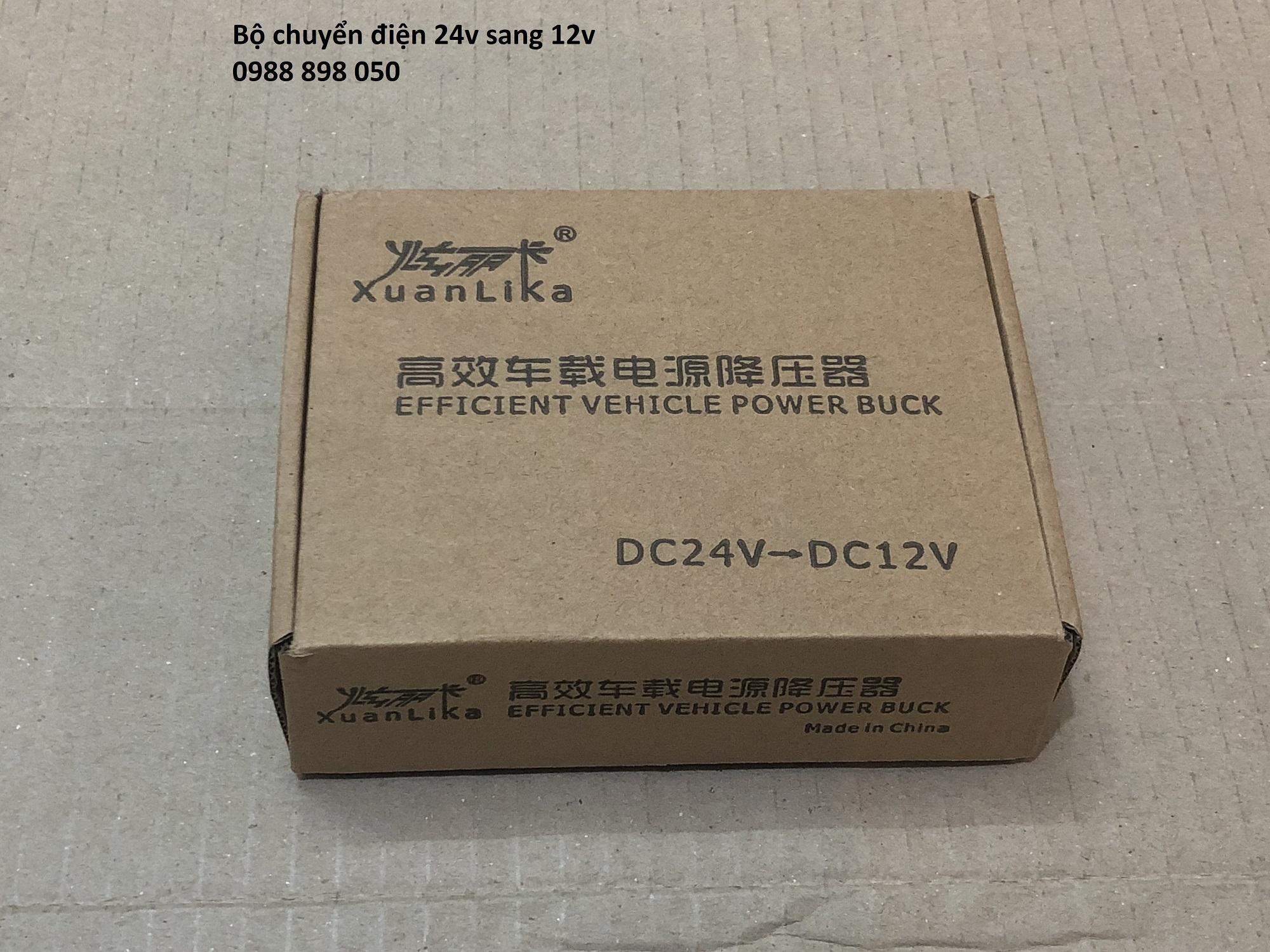 bộ đổi điện 24v xuống 12v 10a